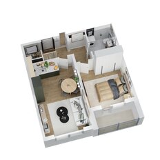 Квартира 40,6 м², 2-комнатная - изображение 5
