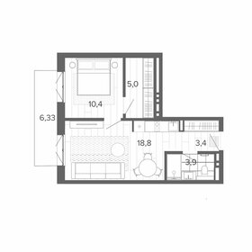 42,7 м², 2-комнатная квартира 8 070 000 ₽ - изображение 11