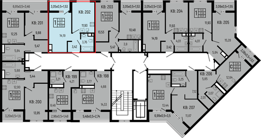 Квартира 34,8 м², 1-комнатная - изображение 2