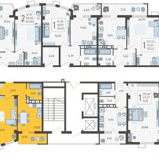 Квартира 71,4 м², 2-комнатная - изображение 2