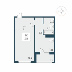 38,8 м², 2-комнатная квартира 5 150 000 ₽ - изображение 20