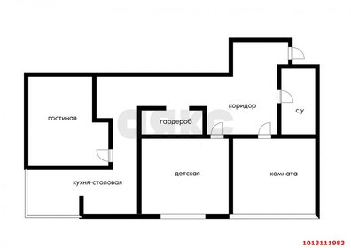 Квартира 86 м², 3-комнатная - изображение 1