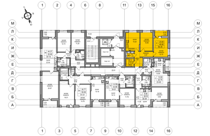 56 м², 2-комнатная квартира 8 300 000 ₽ - изображение 83