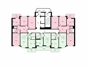 63,3 м², 2-комнатная квартира 4 499 000 ₽ - изображение 23