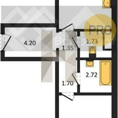 Квартира 35,2 м², 2-комнатная - изображение 3