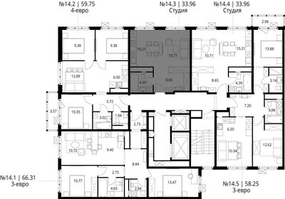 Квартира 34 м², студия - изображение 2