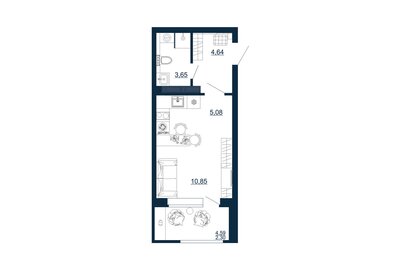 26,5 м², квартира-студия 4 057 560 ₽ - изображение 31