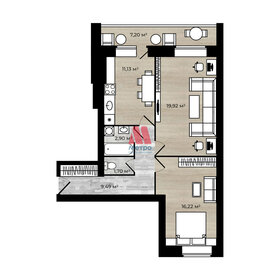 65 м², 2-комнатная квартира 5 820 000 ₽ - изображение 42