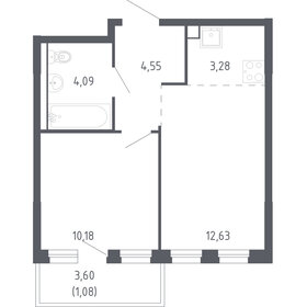 40 м², 1-комнатная квартира 5 040 000 ₽ - изображение 118