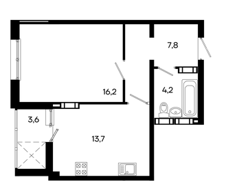 41,3 м², квартира-студия 7 227 500 ₽ - изображение 13