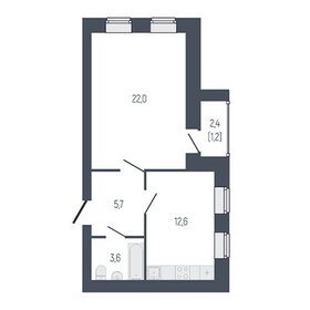 58 м², 3-комнатная квартира 5 000 000 ₽ - изображение 64