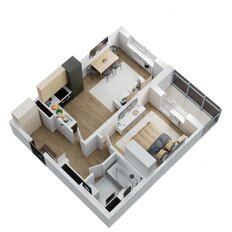 Квартира 40,7 м², 2-комнатная - изображение 3