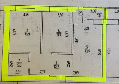 Квартира 73 м², 2-комнатная - изображение 1