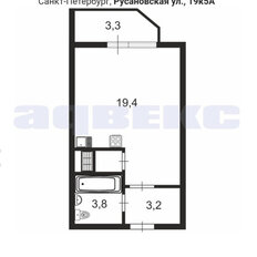 Квартира 28 м², студия - изображение 3