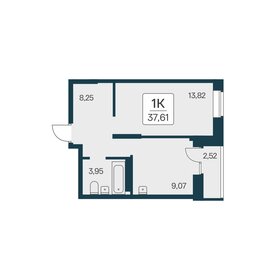 35,9 м², 1-комнатная квартира 4 500 000 ₽ - изображение 61