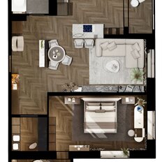 Квартира 66,6 м², 2-комнатная - изображение 2