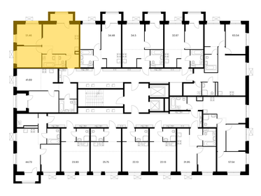 57,6 м², 2-комнатная квартира 5 850 000 ₽ - изображение 44