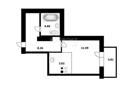 31 м², квартира-студия 5 500 000 ₽ - изображение 38