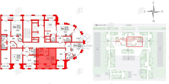 Квартира 30,3 м², студия - изображение 2