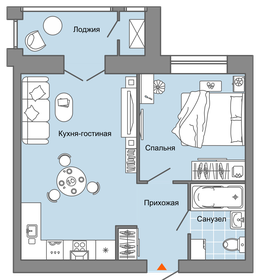 45 м², 2-комнатная квартира 5 292 200 ₽ - изображение 35