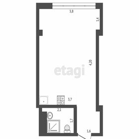 Квартира 18,5 м², студия - изображение 1