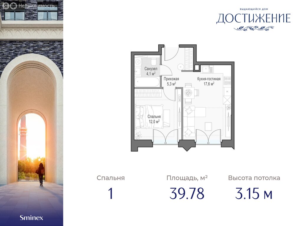 Варианты планировок дом «Достижение» - планировка 7