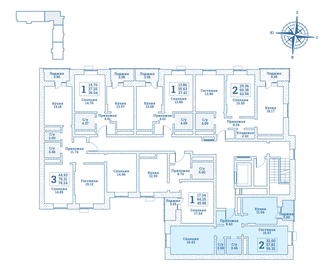53,2 м², 2-комнатная квартира 5 100 000 ₽ - изображение 37