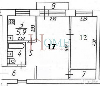 63 м², 1-комнатная квартира 28 000 ₽ в месяц - изображение 16