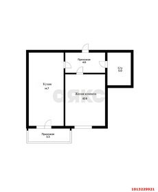 34,2 м², 1-комнатная квартира 3 400 000 ₽ - изображение 93