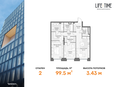 98 м², 2-комнатные апартаменты 86 000 000 ₽ - изображение 95