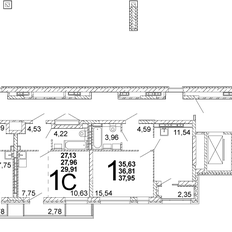 Квартира 91,3 м², 4-комнатная - изображение 2