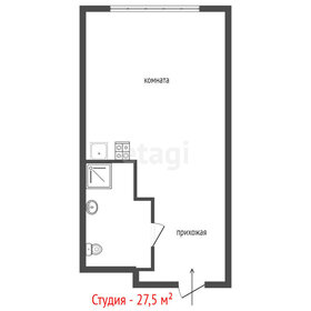 Квартира 27,5 м², студия - изображение 2