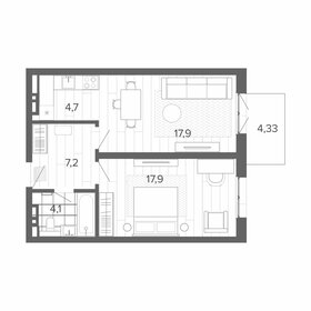 52,6 м², 2-комнатная квартира 8 968 000 ₽ - изображение 10