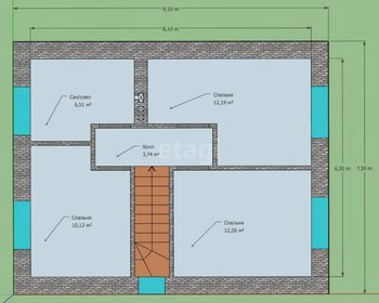 90 м² дом, 7,5 сотки участок 6 300 000 ₽ - изображение 103