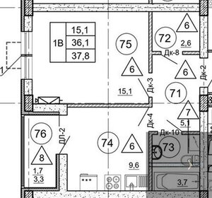 34 м², 1-комнатная квартира 4 490 000 ₽ - изображение 34