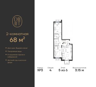 57,1 м², 2-комнатная квартира 33 719 224 ₽ - изображение 21
