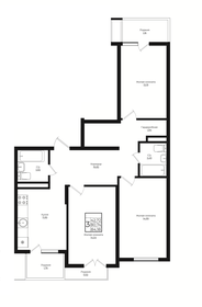 Квартира 80,1 м², 3-комнатная - изображение 1