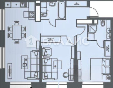 Квартира 73,2 м², 2-комнатная - изображение 1