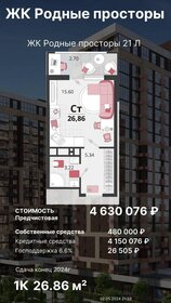 28,4 м², квартира-студия 3 900 000 ₽ - изображение 32