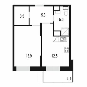 46 м², 1-комнатная квартира 9 600 000 ₽ - изображение 42