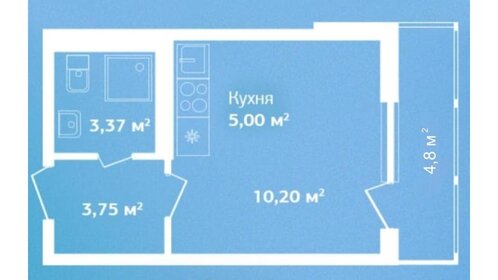19,6 м², квартира-студия 2 980 000 ₽ - изображение 32
