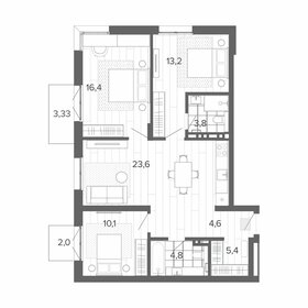 Квартира 83,5 м², 4-комнатная - изображение 1