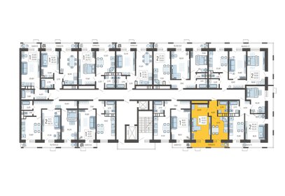 57 м², 1-комнатная квартира 7 500 000 ₽ - изображение 12