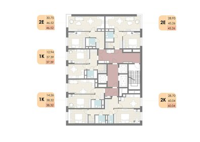 37 м², 1-комнатная квартира 8 462 772 ₽ - изображение 30