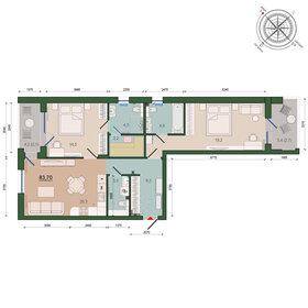 85 м², 2-комнатная квартира 14 300 000 ₽ - изображение 47