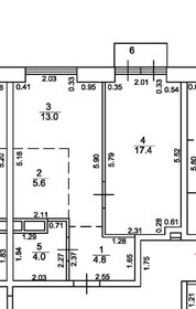 Квартира 45,4 м², 1-комнатная - изображение 1