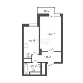 Квартира 35,8 м², 1-комнатная - изображение 1