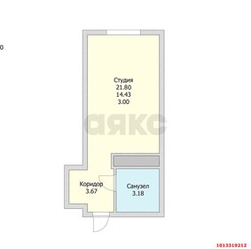 Квартира 21,6 м², студия - изображение 1