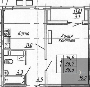 38 м², 1-комнатная квартира 4 150 000 ₽ - изображение 68