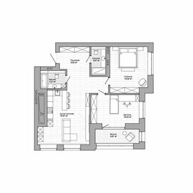Квартира 95,2 м², 2-комнатная - изображение 1